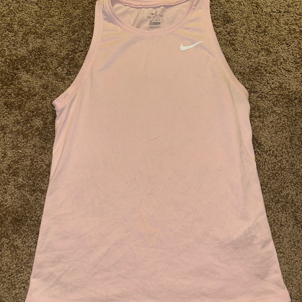 Nike Pink Athletic Sleeveless Tank Top